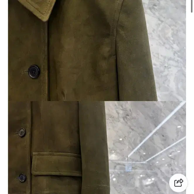 [BUNJANG] JS New York Real Suede Lambskin Crop Jacket / 정가37.4 JS뉴욕 리얼 스웨이드 양가죽 크롭 자켓