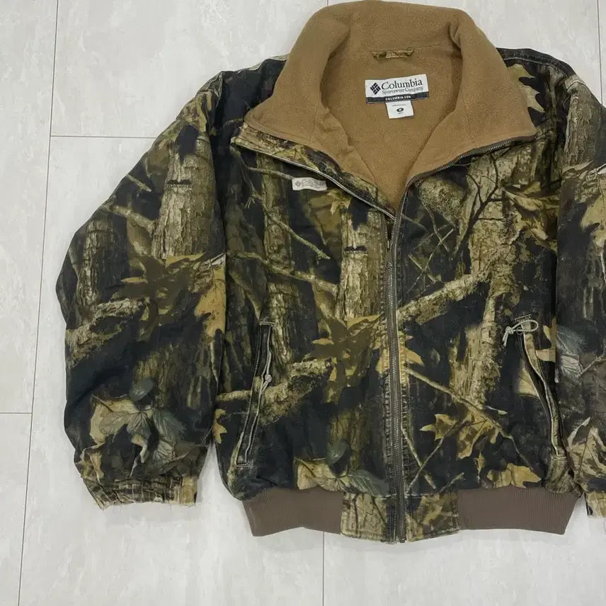 [BUNJANG] 90s Columbia Realtree Camo Fleece Jacket / 90s 콜롬비아 리얼트리 카모 플리스 안감 재킷