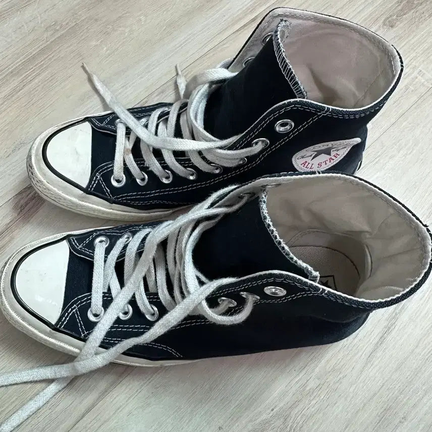 [BUNJANG] Converse Chuck 70s High Top Black (250) / 컨버스 척테일러 1970s 하이 / 142334C / 250