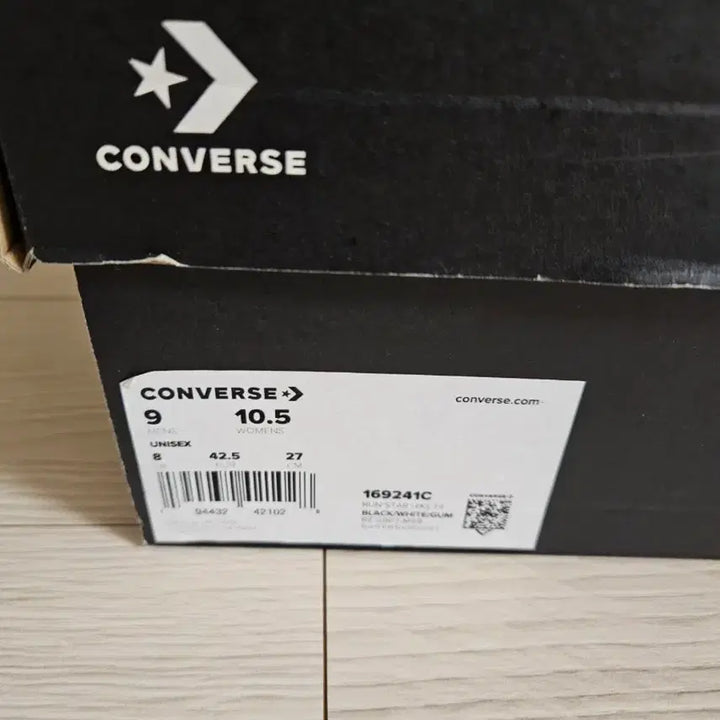 [BUNJANG] Converse Run Star Hike Hi Metallic Black Sneakers / [270] 컨버스 런스타 하이크 하이 메탈릭 클래식 블랙
