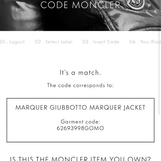 [BUNJANG] Moncler Markeke Short Padded Jacket Black Size 3 / 몽클레어 마크케 숏패딩 블랙 3사이즈