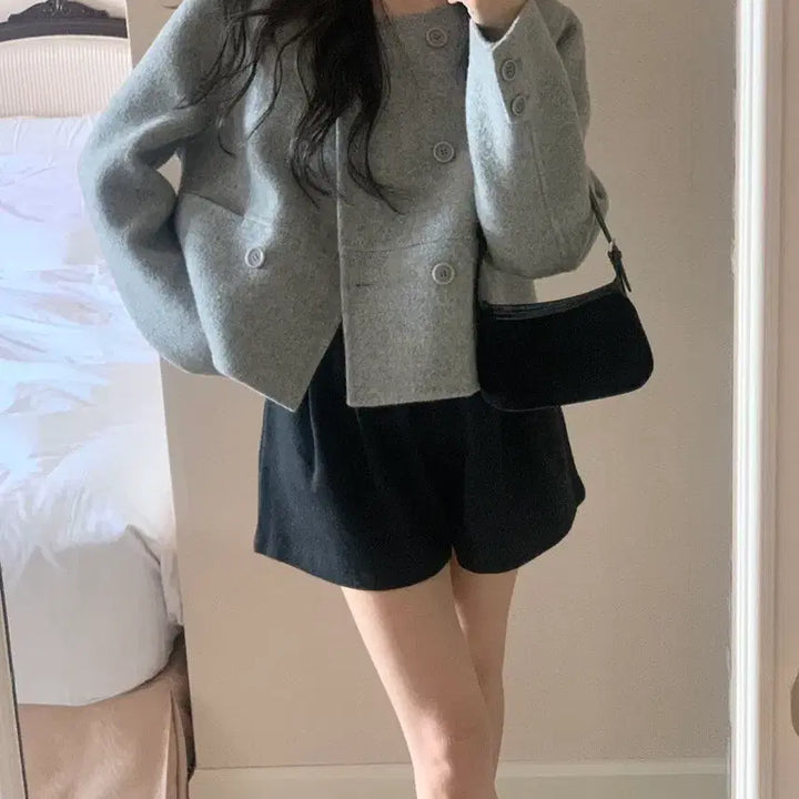 [BUNJANG] SURL Double Short Handmade Coat / 수름 더블숏 핸드메이드 코트