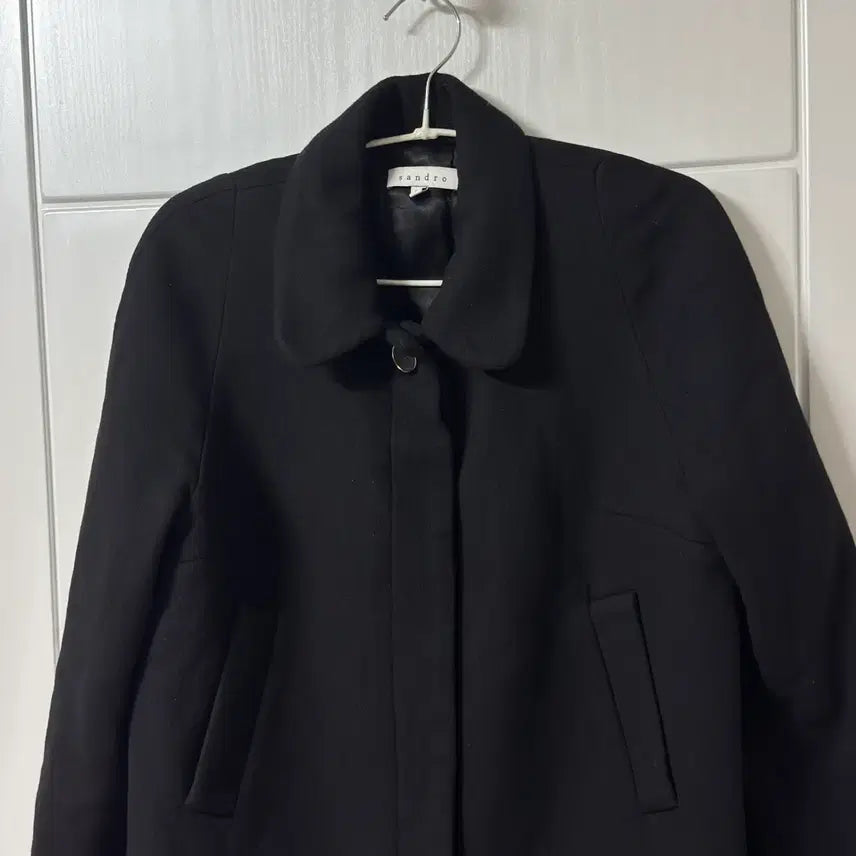 [BUNJANG] Sandro Black Coat / Sandro 산드로 검정 코트