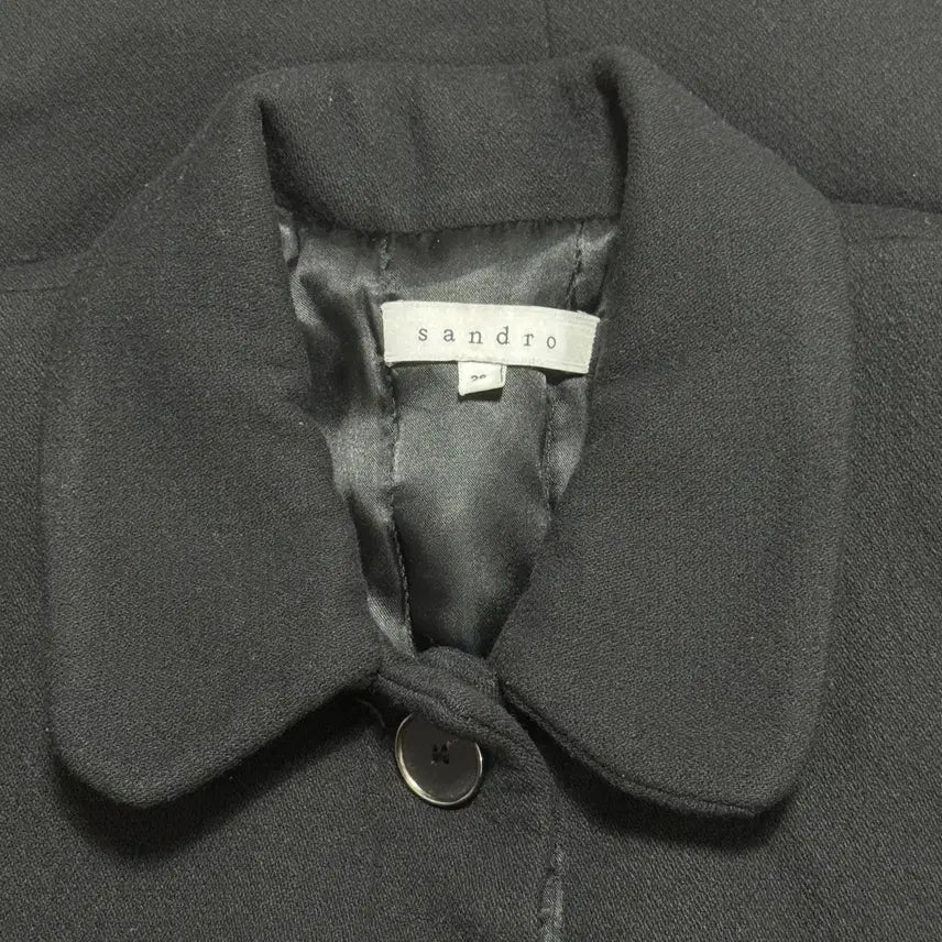 [BUNJANG] Sandro Black Coat / Sandro 산드로 검정 코트