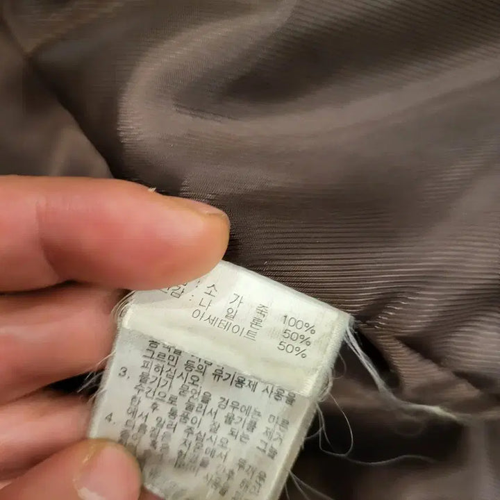 [BUNJANG] 90s Leather Jacket (Size 100) / 90s 레더 자켓 (100)