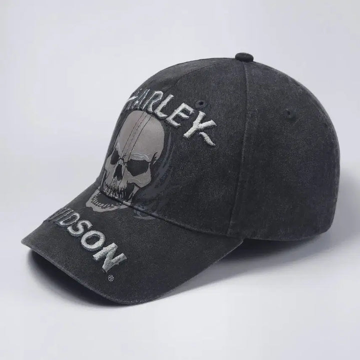 [BUNJANG] Harley-Davidson Skull Ball Cap Hat / 할리데이비슨 스컬 볼캡 모자