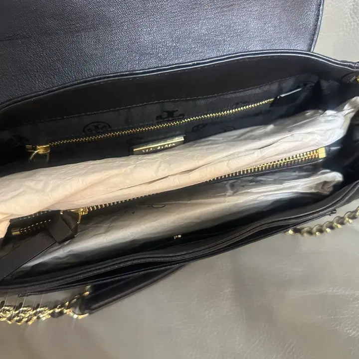 [BUNJANG] Tory Burch Marion Quilted Leather Shoulder Bag / 토리버치 블랙 퀄팅 레더 마리온 금장 체인 숄더백