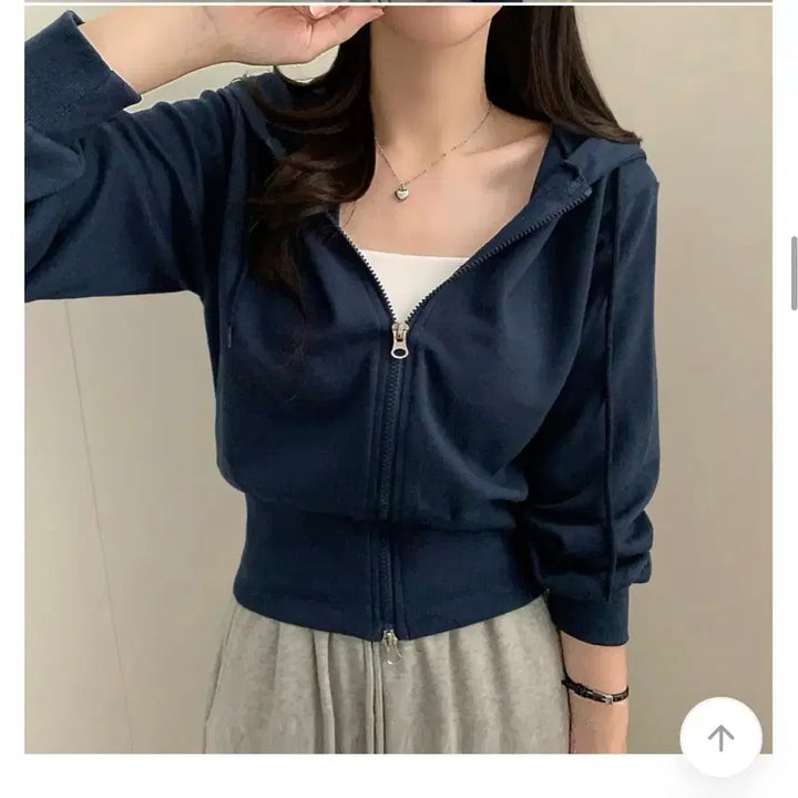 [BUNJANG] Hoodie Zip-up / 투웨이 후드집업