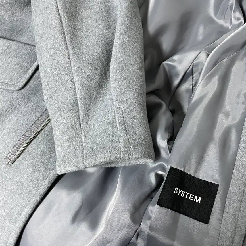 [BUNJANG] System Cashmere Blend Casual Coat / [95] 시스템 코트 캐시미어6% 캐주얼코트 새상품