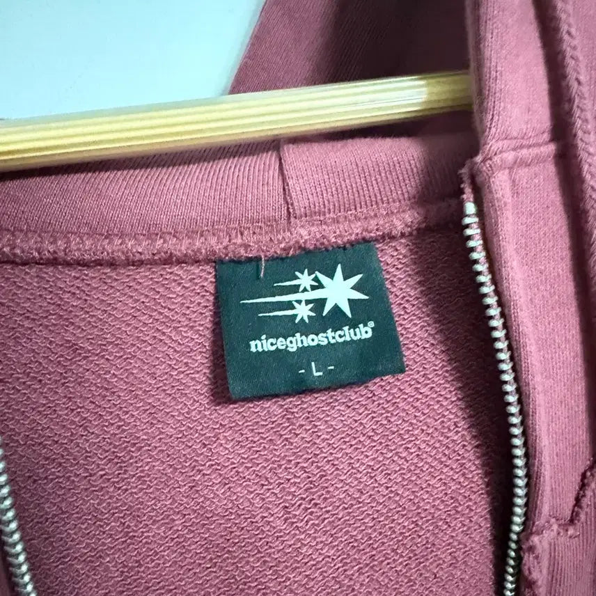 [BUNJANG] Niceghostclub 3star Logo Hoodie Zip-up / 나이스고스트클럽 3star logo 후드집업