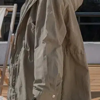 [BUNJANG] String Hooded Field Jacket / 스트링 후드야상