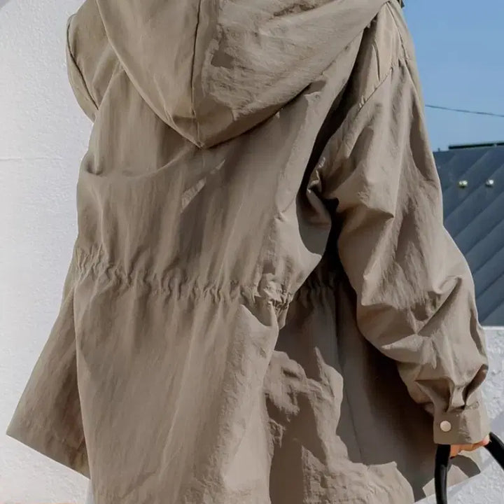 [BUNJANG] String Hooded Field Jacket / 스트링 후드야상