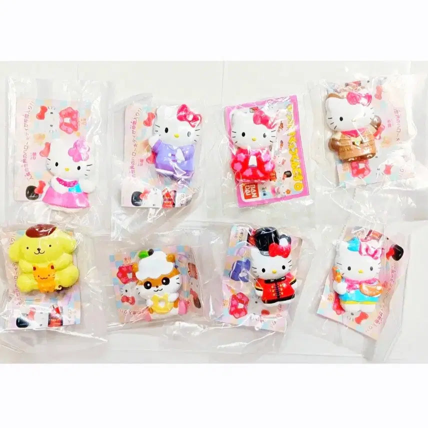 [BUNJANG] Sanrio Magnet Set / 산리오 자석8종세트, 키티 자석, 코로코로쿠리링 자석
