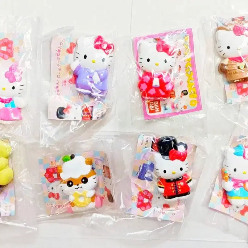 [BUNJANG] Sanrio Magnet Set / 산리오 자석8종세트, 키티 자석, 코로코로쿠리링 자석