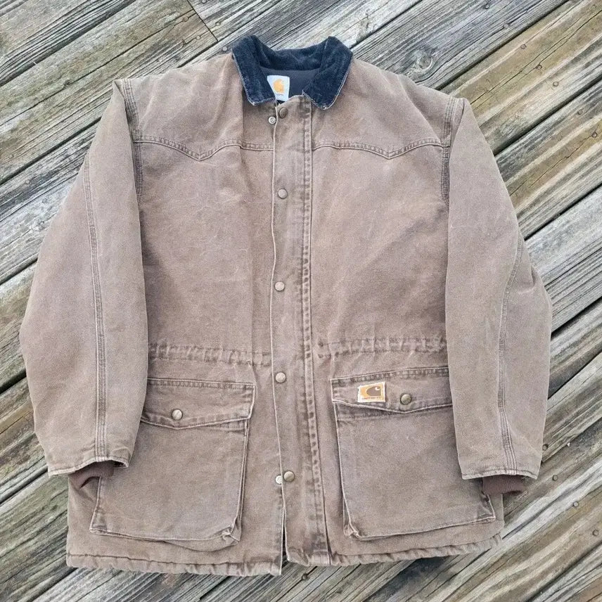 [BUNJANG] Carhartt Santa Fe Chore Coat / 90s 칼하트 샌드스톤 c08 산타페 초어코트