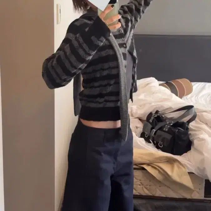 [BUNJANG] Poser Curved Denim Pants (Indigo) / 포저 커브드 데님팬츠(인디고)