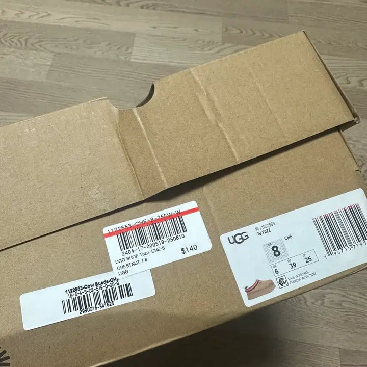 [BUNJANG] UGG Tazz Slipper Chestnut W8 (250) - New / (새상품) 어그 타즈 슬리퍼 체스트넛 W8 250
