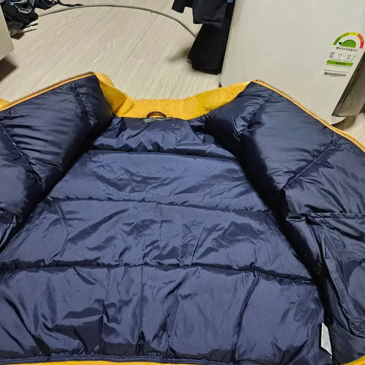 [BUNJANG] Polo Yellow Puffer Jacket / 폴로 옐로우 팔라스 맛 푸퍼 패딩 105 110 L