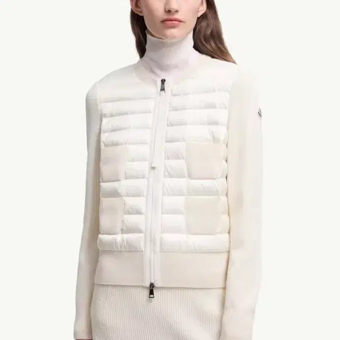 [BUNJANG] Moncler XS Knit Cardigan / 몽클레어 울 집업 경랑 패딩 여성 XS  (몽클레르 니트 가디건)