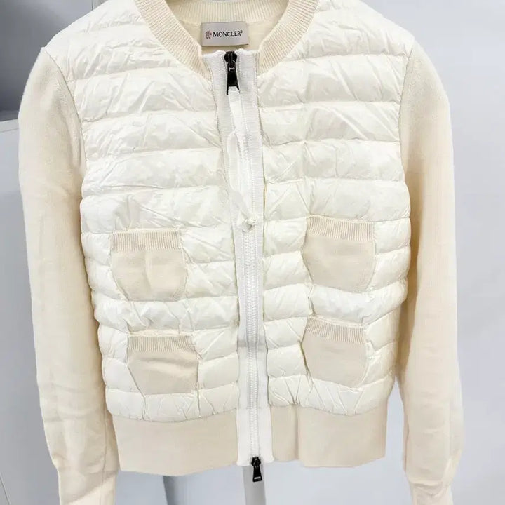 [BUNJANG] Moncler XS Knit Cardigan / 몽클레어 울 집업 경랑 패딩 여성 XS  (몽클레르 니트 가디건)