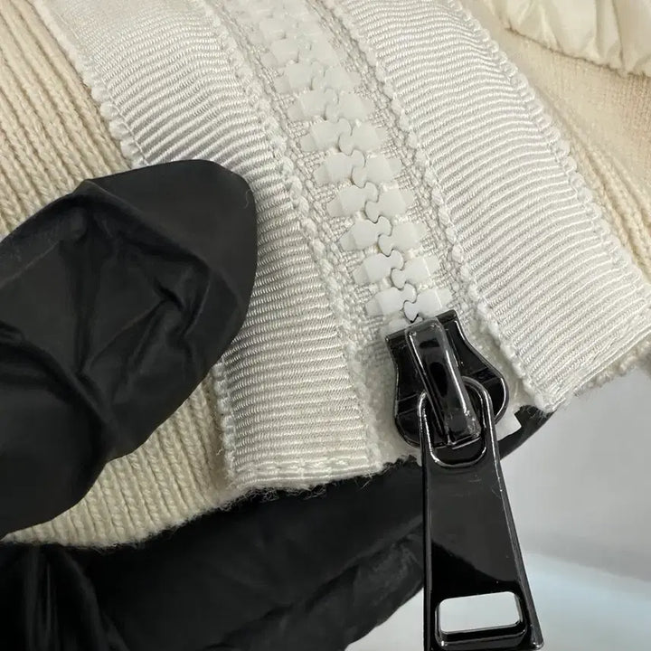 [BUNJANG] Moncler XS Knit Cardigan / 몽클레어 울 집업 경랑 패딩 여성 XS  (몽클레르 니트 가디건)