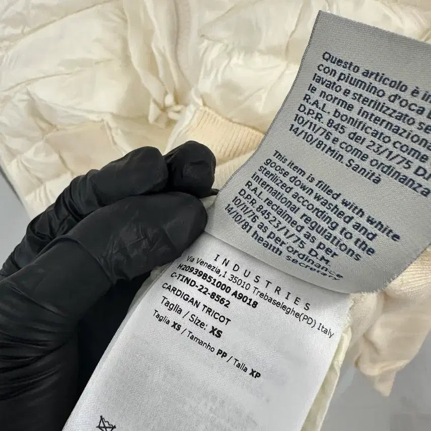 [BUNJANG] Moncler XS Knit Cardigan / 몽클레어 울 집업 경랑 패딩 여성 XS  (몽클레르 니트 가디건)