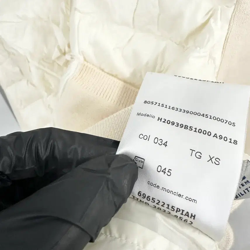 [BUNJANG] Moncler XS Knit Cardigan / 몽클레어 울 집업 경랑 패딩 여성 XS  (몽클레르 니트 가디건)