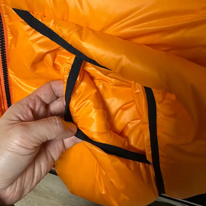 [BUNJANG] Stussy Micro Ripstop Down Parka Orange XL / 스투시 마이크로 립스탑 다운 오렌지 컬러 파카