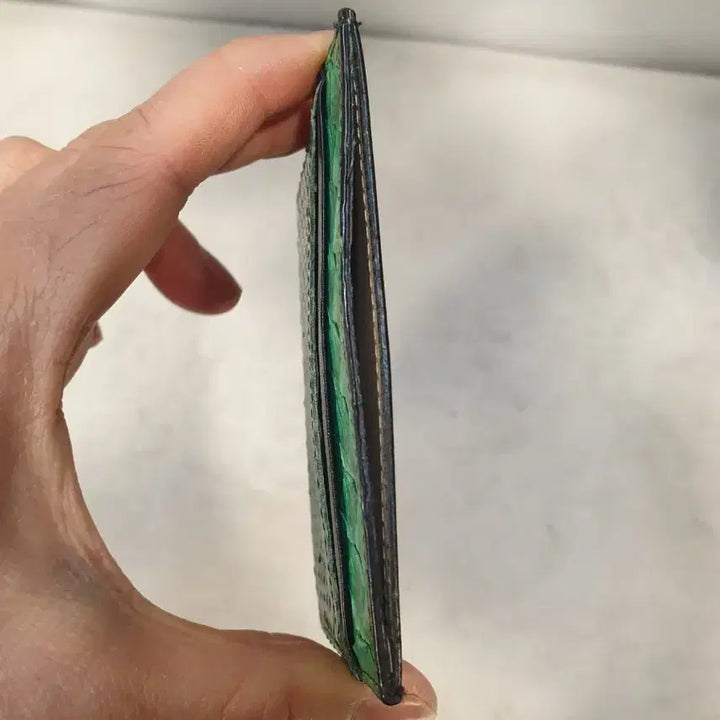 [BUNJANG] Lounge and Lounge Card Wallet / 루즈 앤 라운지 카드지갑 뱀피 그린