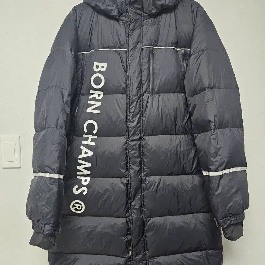 [BUNJANG] BonChamps Duck Down Long Padded Jacket / 본챔스 덕다운 롱패딩