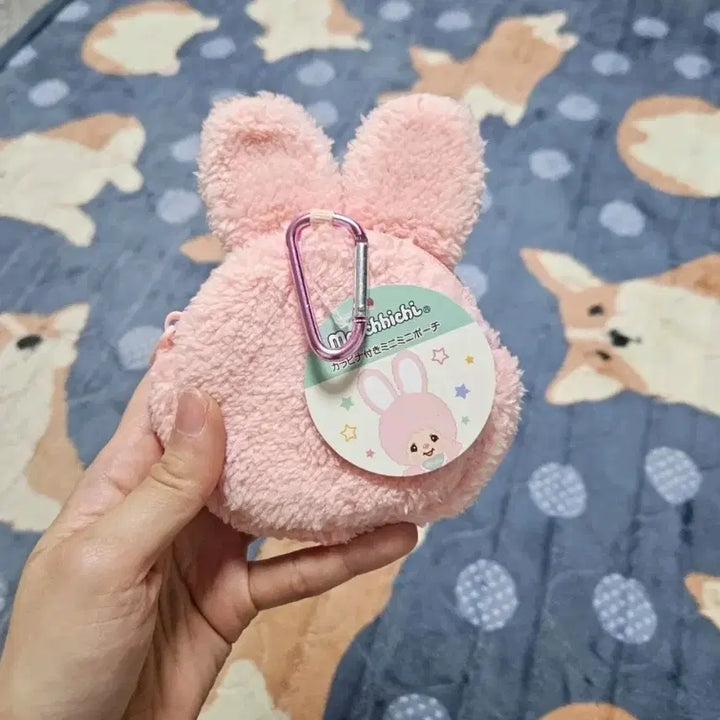 [BUNJANG] Monchhichi Chimutan Pouch with Carabiner / 몬치치 치무탄 파우치 카라비너 새 상품
