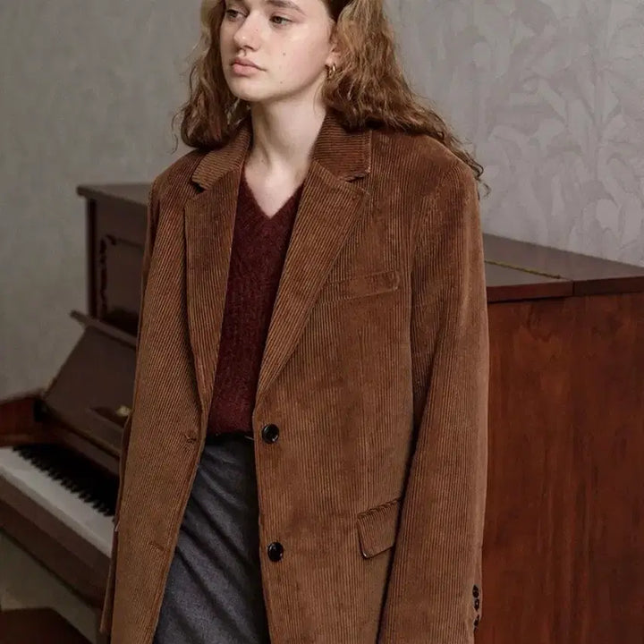 [BUNJANG] The Lai Corduroy Jacket (Camel) / 더라이 코듀로이 자켓 (Camel)