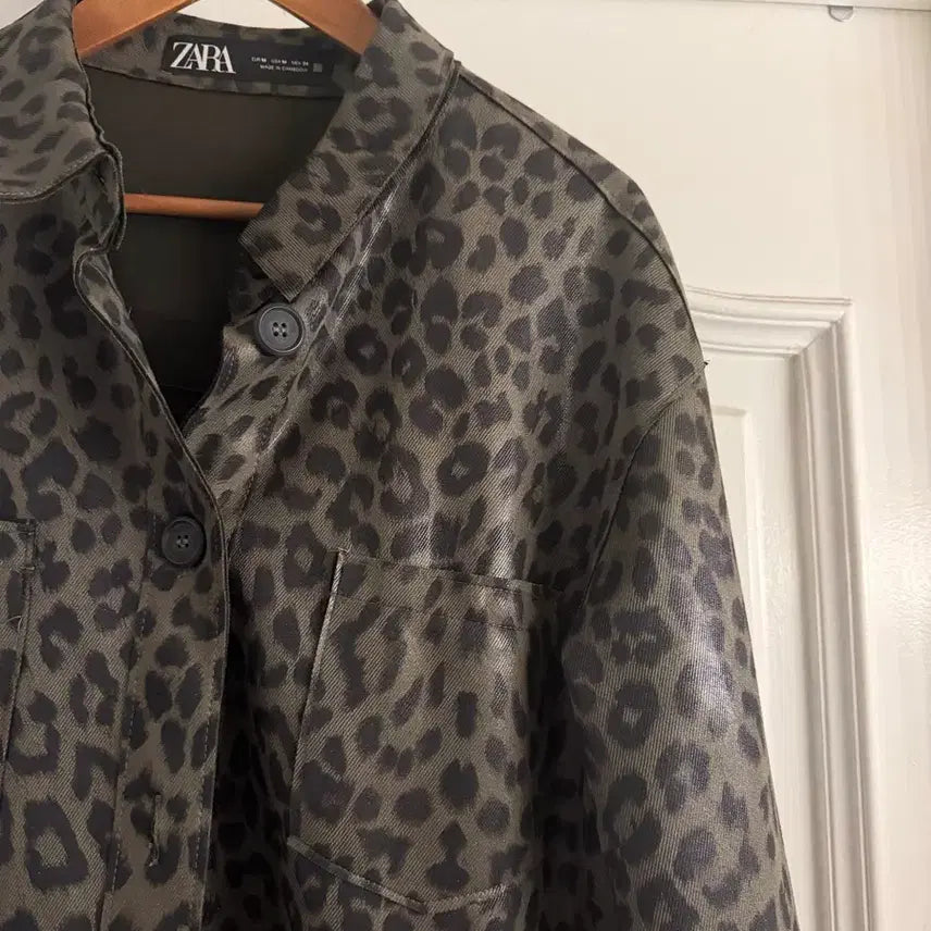 [BUNJANG] Zara Leopard Print Shirt Jacket / zara 자라 레오파드 셔츠 자켓