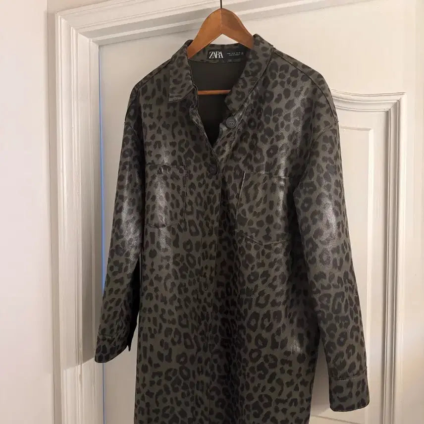 [BUNJANG] Zara Leopard Print Shirt Jacket / zara 자라 레오파드 셔츠 자켓