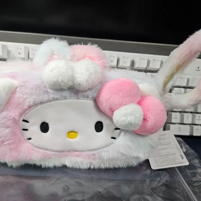 [BUNJANG] Sanrio Rainbow Square Pouch / 산리오 레인보우 사각 파우치 새 상품 팝니다