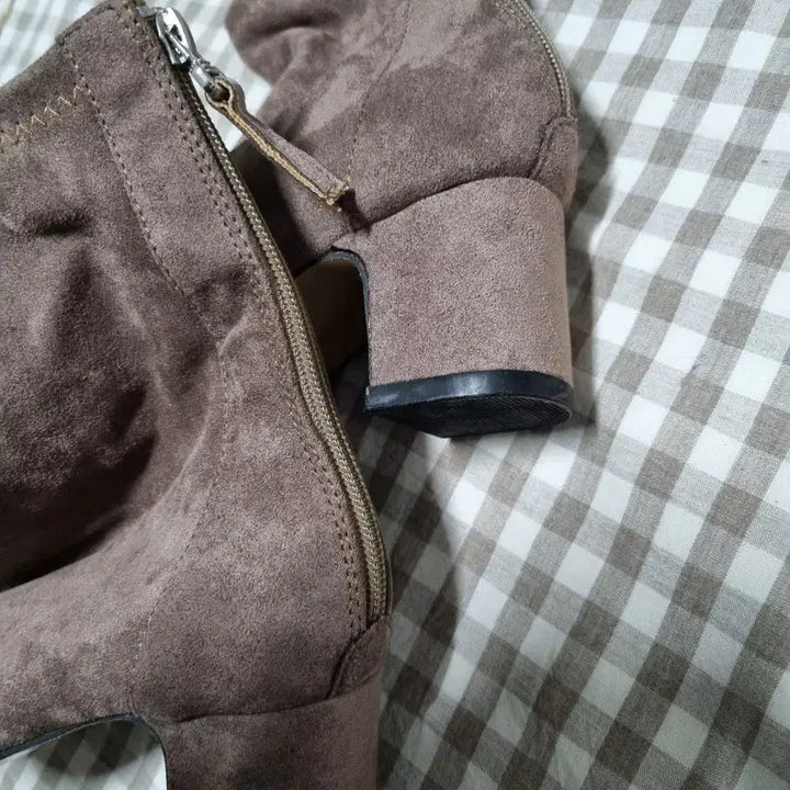 [BUNJANG] MOJO Suede Ankle Boots Brown 235mm / MOJO  미착용 스웨이드 앵클 부츠 브라운235