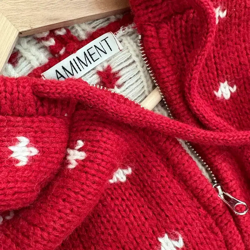 [BUNJANG] Amiement Dear Hoodie Zip-up / 새제품 아미먼트 디어 후드집업 노르딕