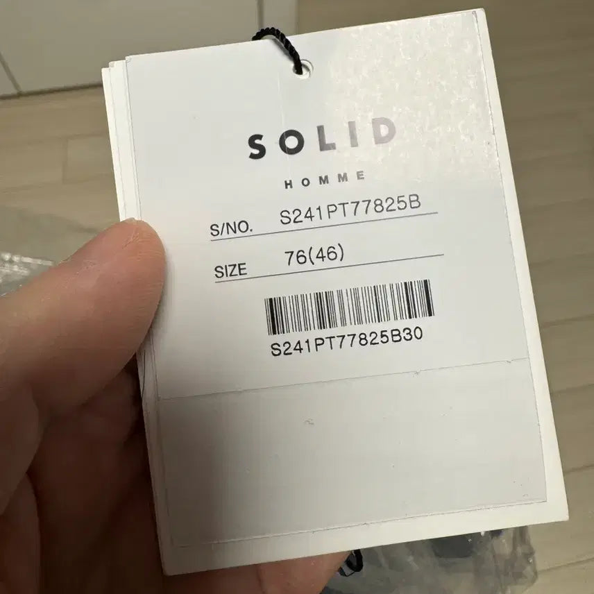 [BUNJANG] Solid Homme 24FW Side Folding Denim Pants / 솔리드옴므 24FW 사이드 폴딩 데님 팬츠 블랙 46