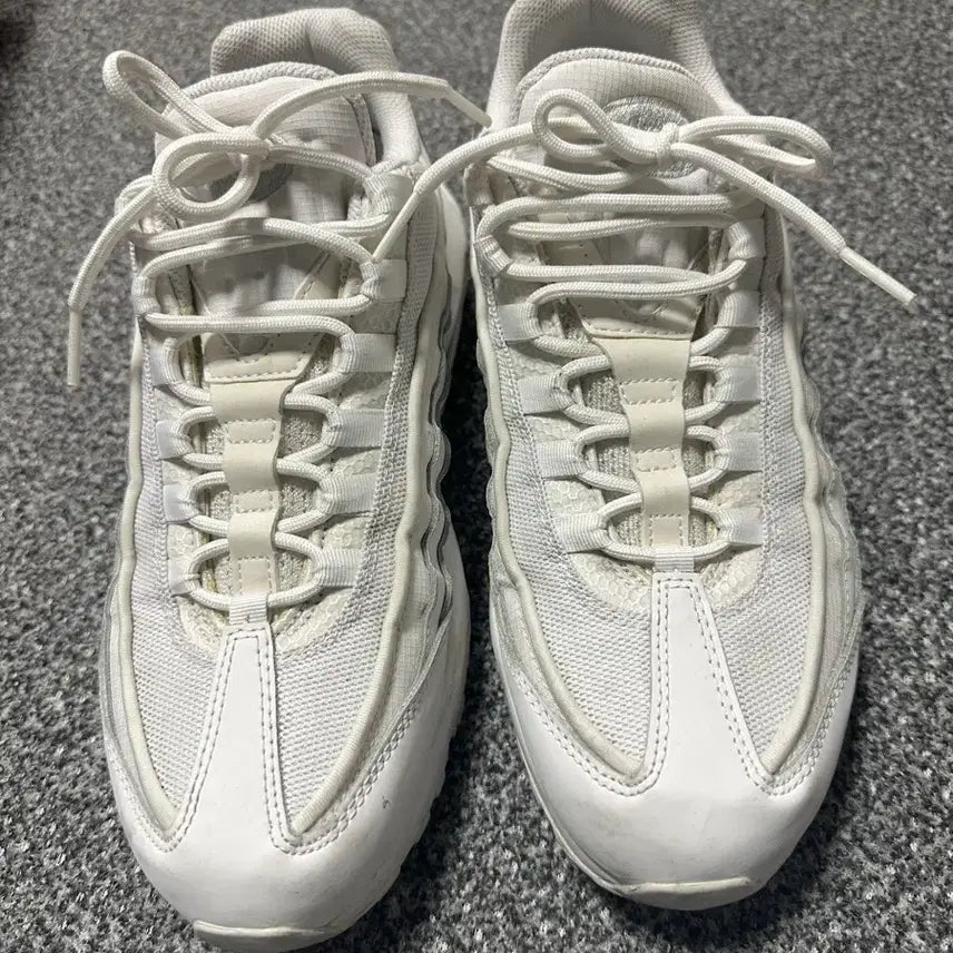 [BUNJANG] Nike Air Max 95 White Sneakers / 95맥스 화이트 정품
