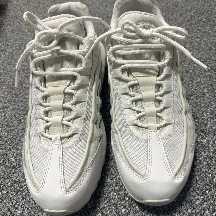 [BUNJANG] Nike Air Max 95 White Sneakers / 95맥스 화이트 정품