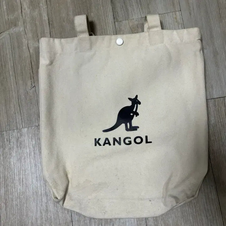 [BUNJANG] KANGOL Eco Bag Ivory / 캉골 KANGOL 에코백 아이보리