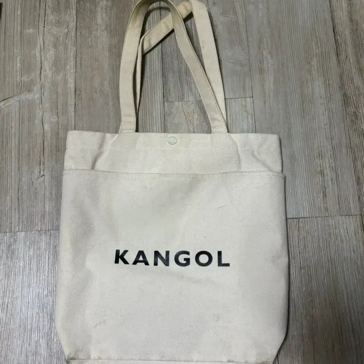 [BUNJANG] KANGOL Eco Bag Ivory / 캉골 KANGOL 에코백 아이보리