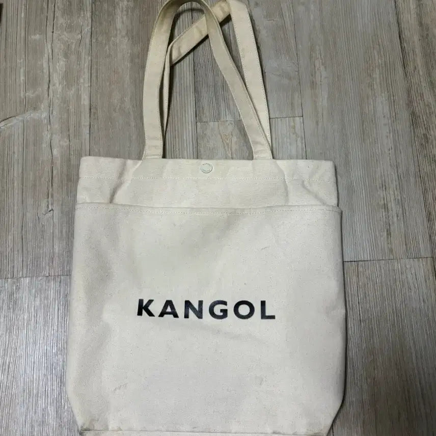 [BUNJANG] KANGOL Eco Bag Ivory / 캉골 KANGOL 에코백 아이보리