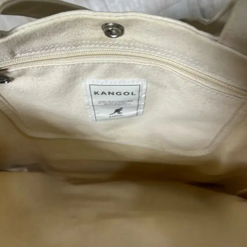 [BUNJANG] KANGOL Eco Bag Ivory / 캉골 KANGOL 에코백 아이보리