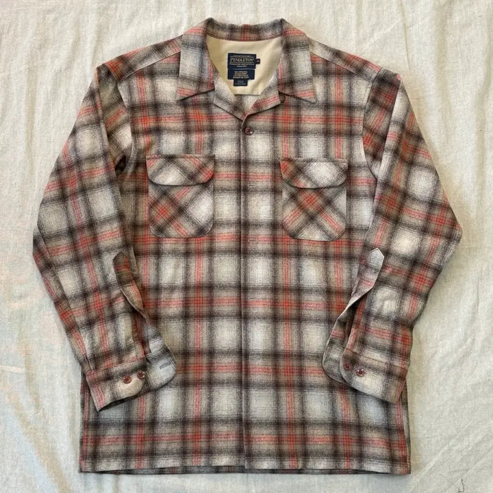 [BUNJANG] Pendleton Brown Wool Check Shirt M / 펜들턴 브라운 울 체크셔츠 M
