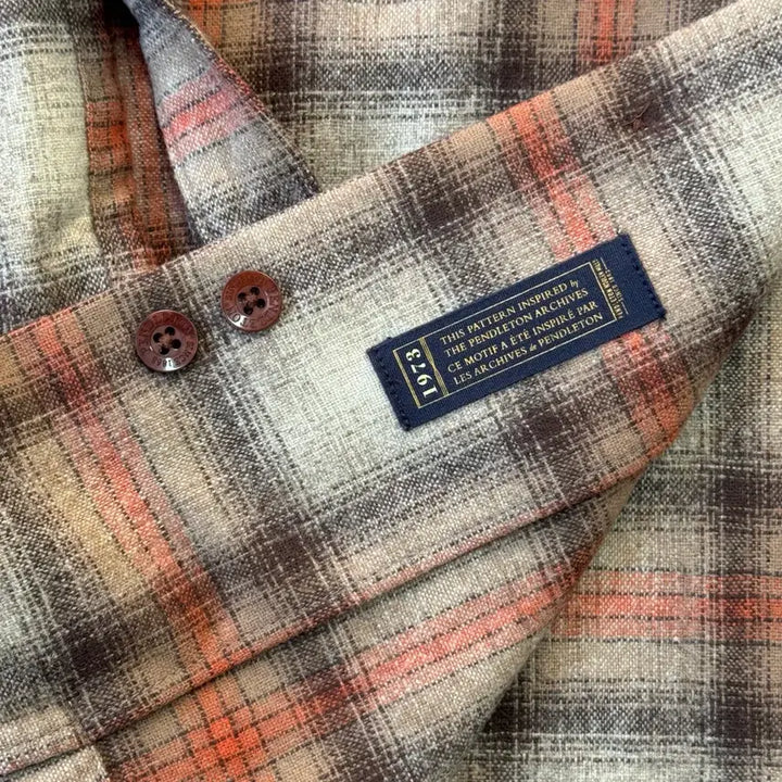 [BUNJANG] Pendleton Brown Wool Check Shirt M / 펜들턴 브라운 울 체크셔츠 M