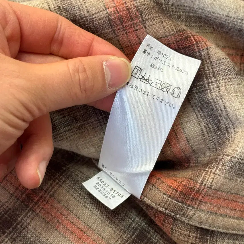 [BUNJANG] Pendleton Brown Wool Check Shirt M / 펜들턴 브라운 울 체크셔츠 M