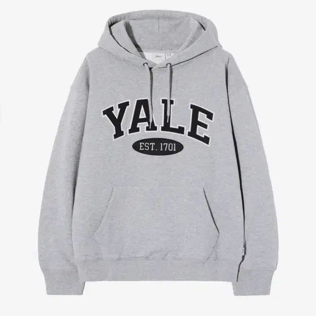 [BUNJANG] Yale Two-Tone Arch Hoodie Gray M / 예일 투톤아치 후드_그레이 m