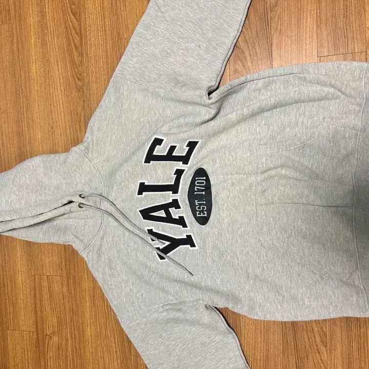 [BUNJANG] Yale Two-Tone Arch Hoodie Gray M / 예일 투톤아치 후드_그레이 m