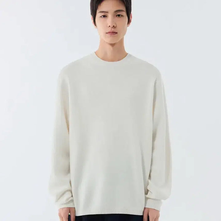 [BUNJANG] Musinsa Standard Minimal Crew Neck Knit / 무신사 스탠다드 미니멀 크루 넥 니트